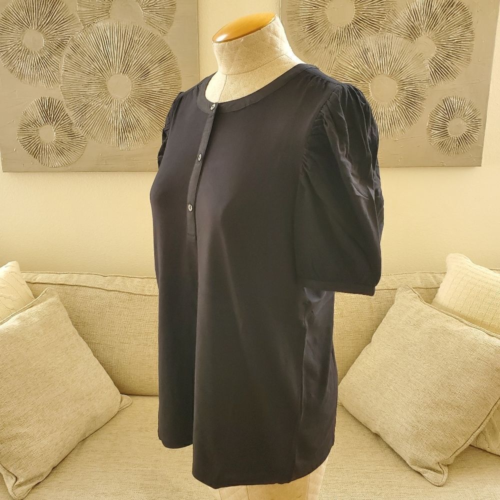 Style & Co Puff-Sleeve Top sz Lg - Picture 4 of 11